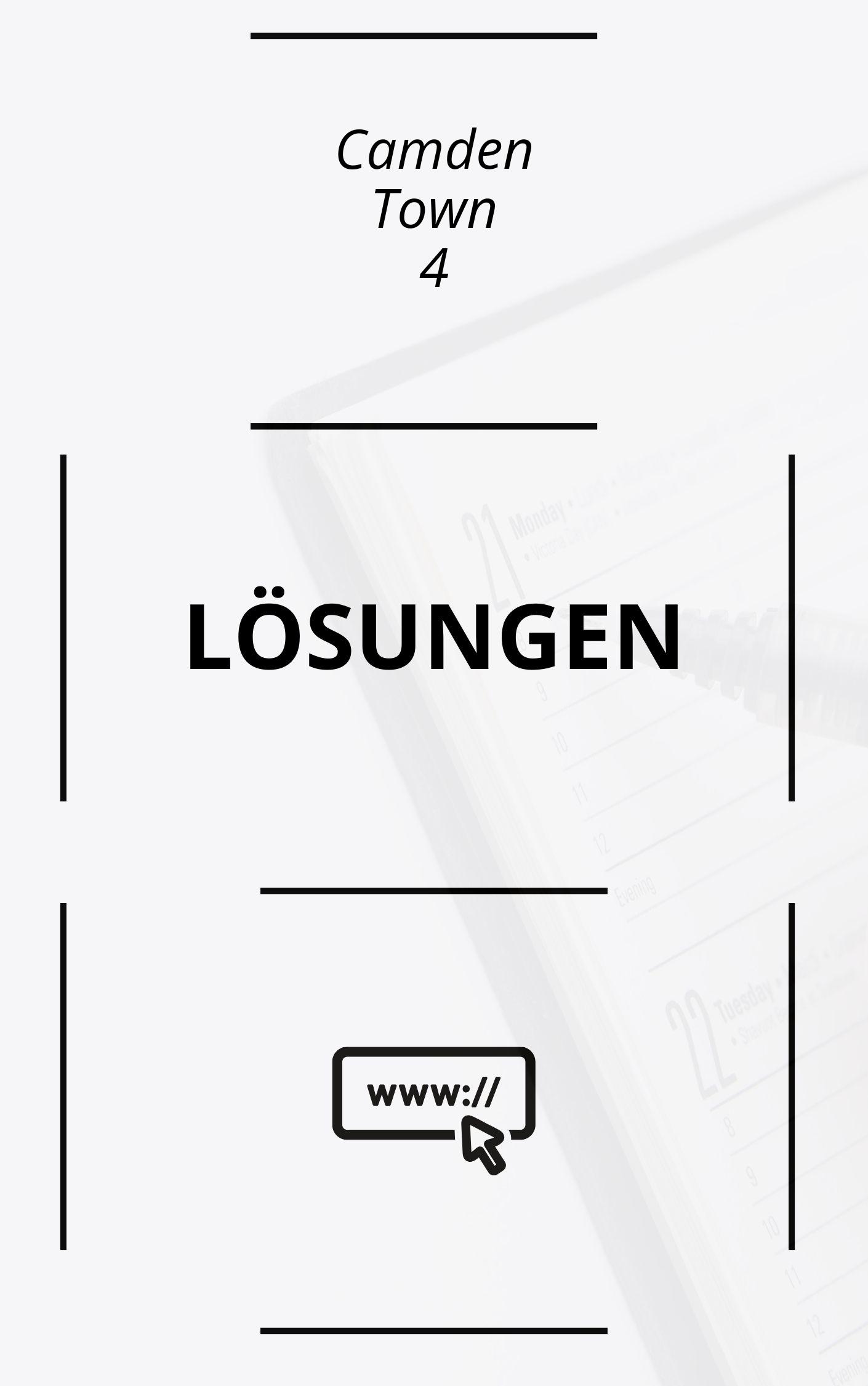 Camden Town 4 Lösungen PDF