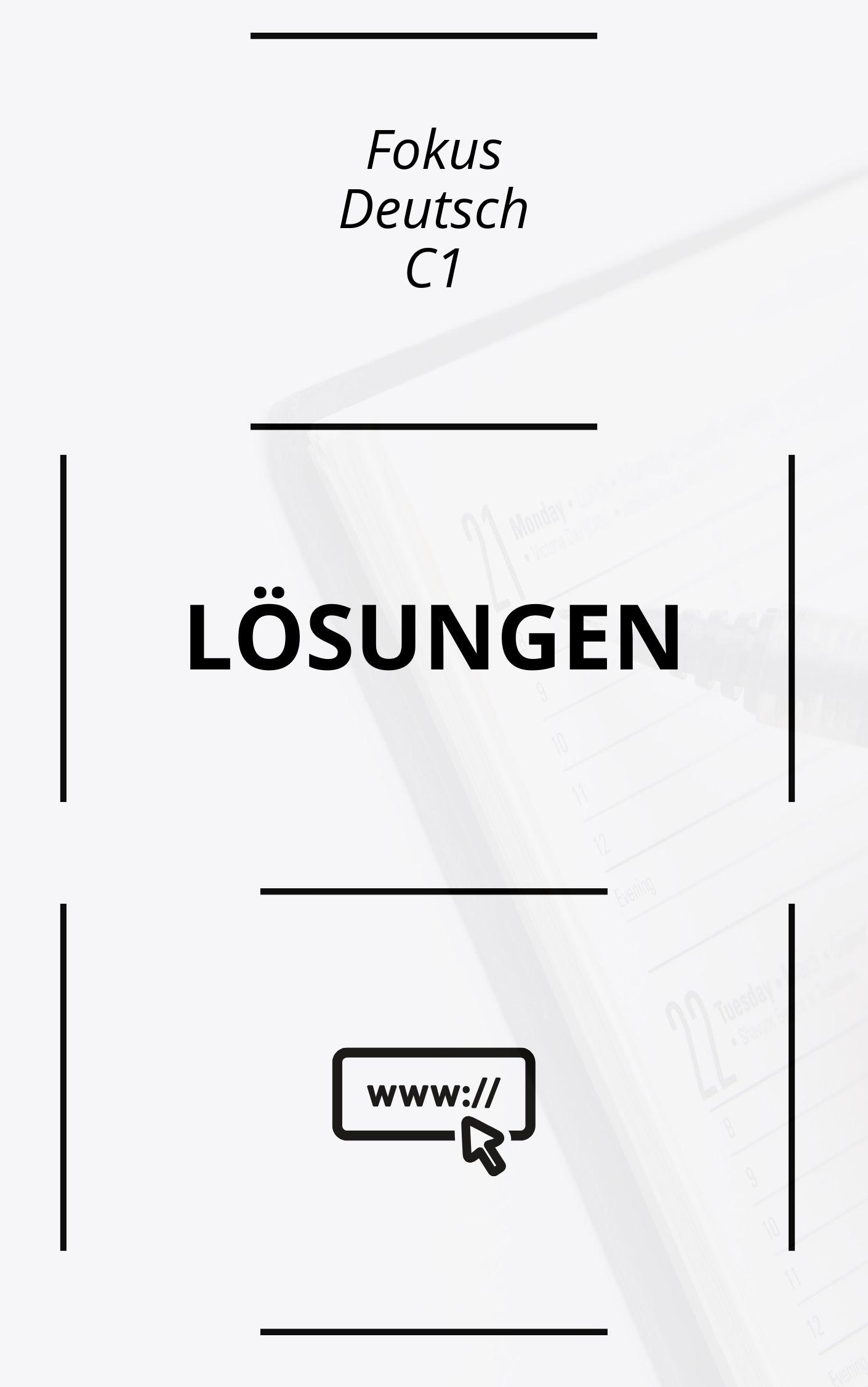 Fokus Deutsch C1 Lösungen PDF